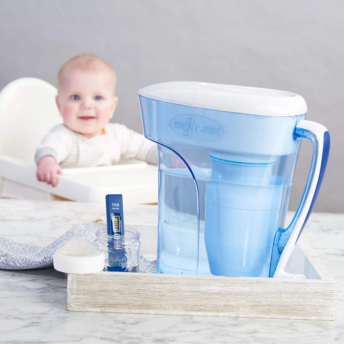 ZeroWater Pitcher -010 (10-Cup) (10-Cup) Ion Exchange Water Dispenser