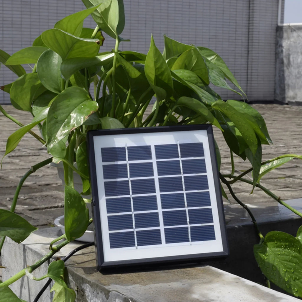 Yabuy  Aquarium Airpump, 1.5W Solar Pump for Pond Aeration Fountain