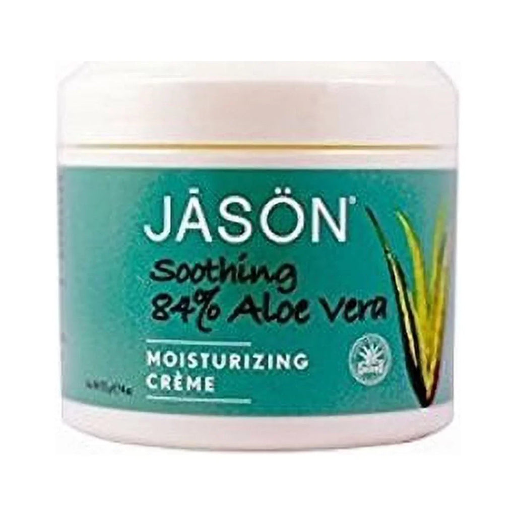Jason Pure Natural Moisturizing Creme, Soothing 84% Aloe Vera, 4 Ounce (Pack of 3)