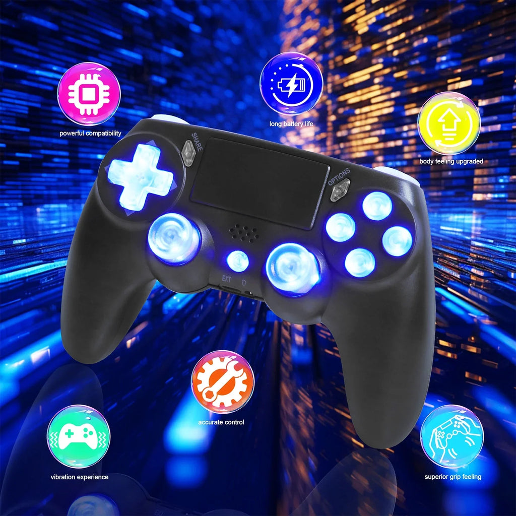 Wireless Controller Game Joystick Controller for / Slim/Pro,Compatible with  Console-Black