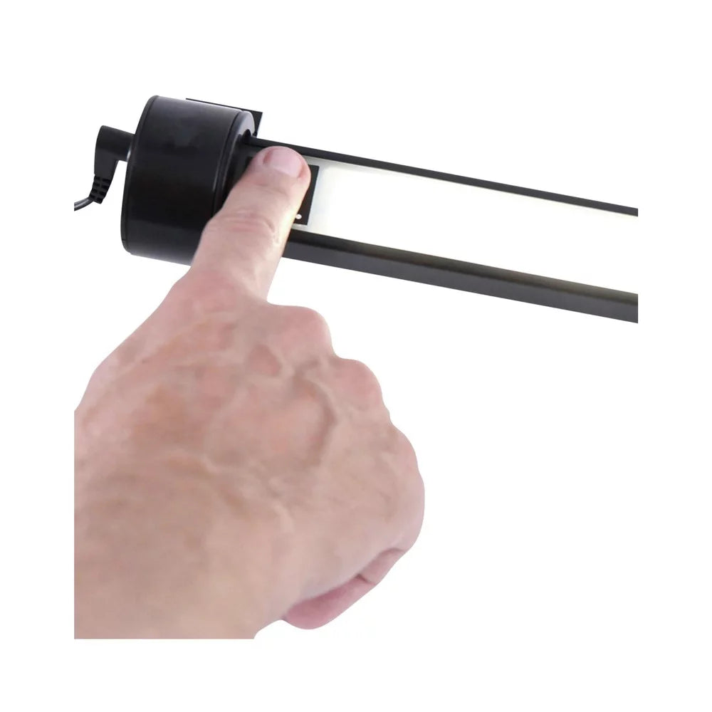 Alera  24 in.  x 2 in.  x 2.88 in.  Under Cabinet  Strip Lamp - Black