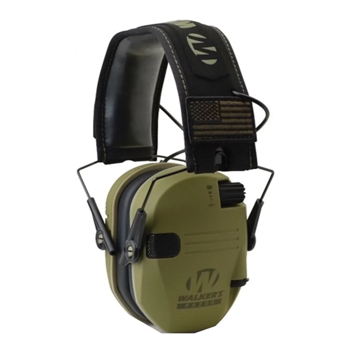 Walker's Razor Slim Electronic Hearing Protection , Green Patriot
