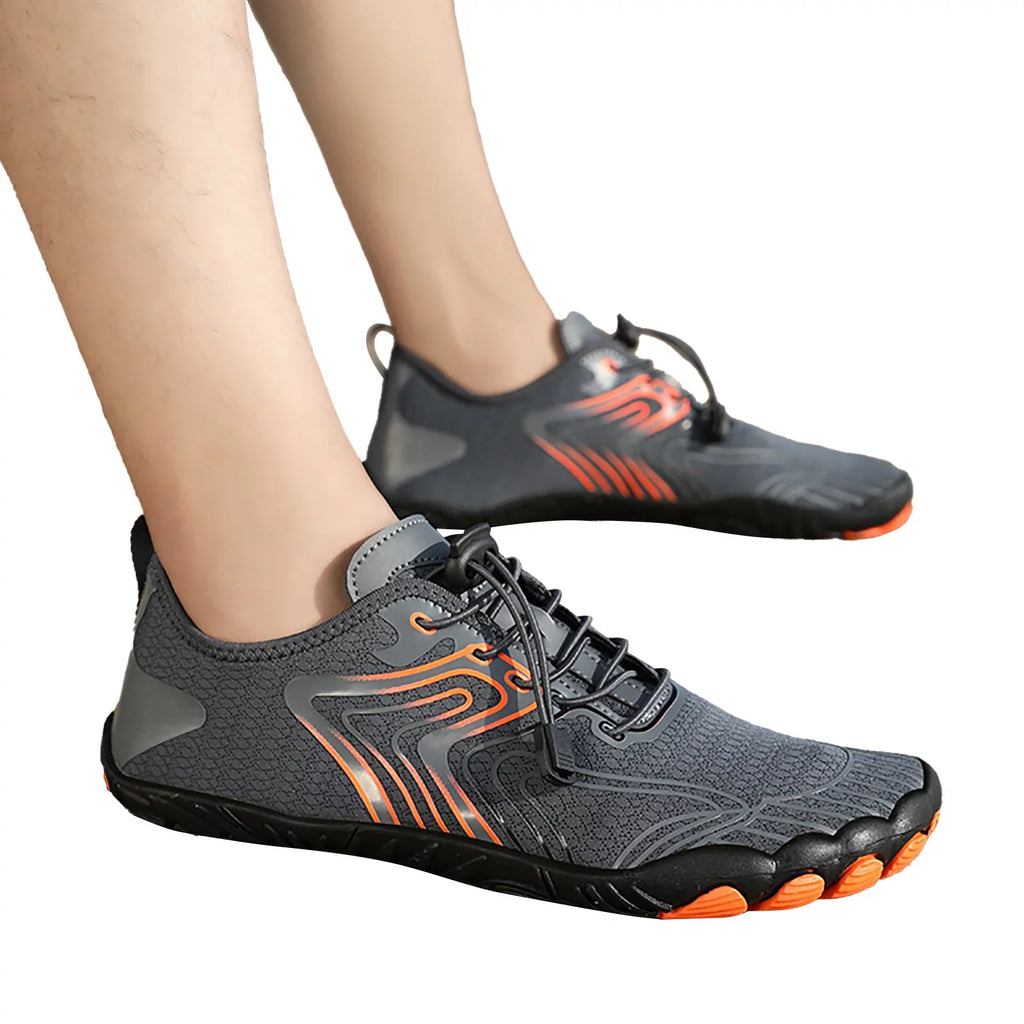 AdBFJAF Mens Sneakers 11 Wide Slip on Outdoor Couple Men Waterproof Mountaineering Casual Sport Shoes Lace Up Beach Running Breathable Soft Bottom Shoes