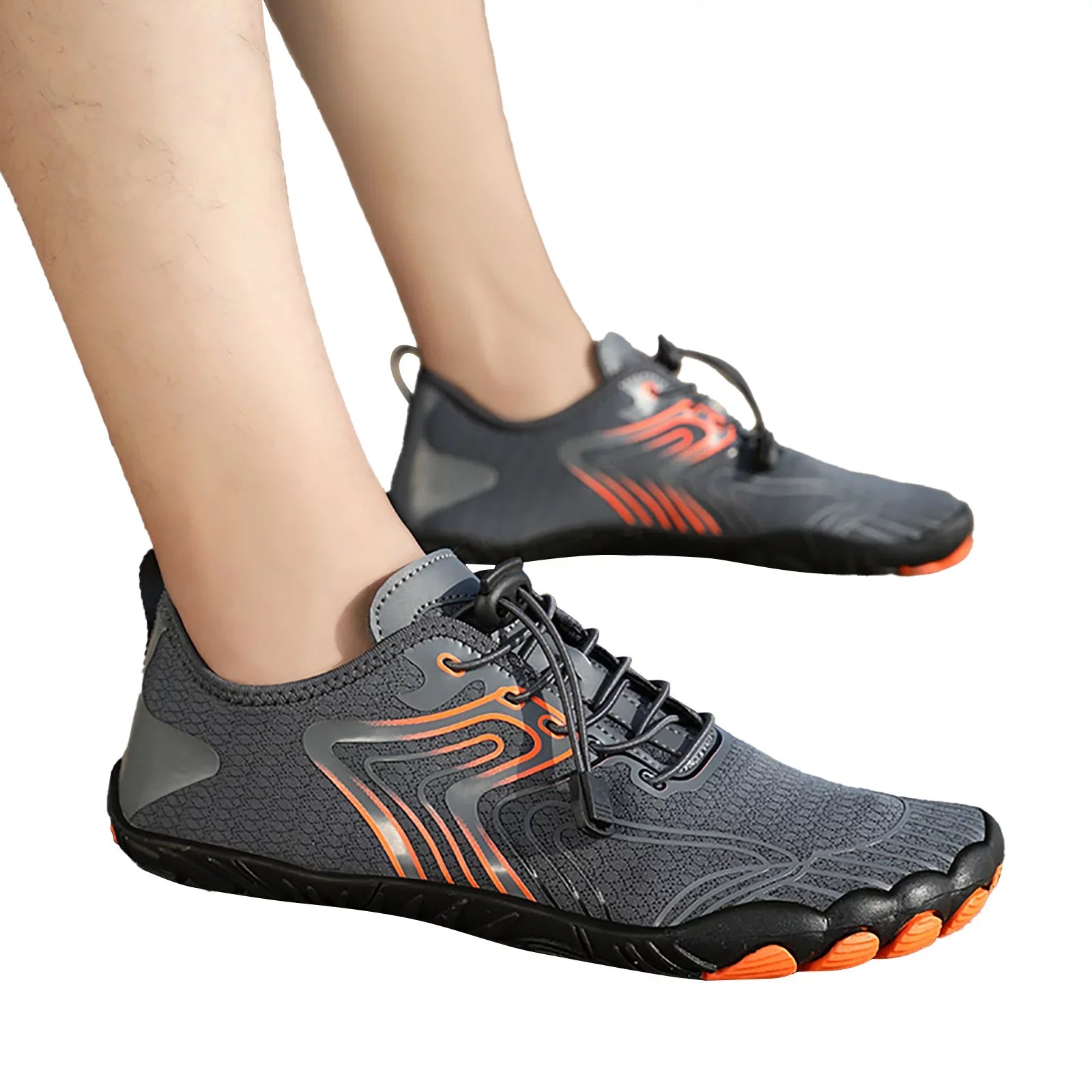 AdBFJAF Mens Sneakers 11 Wide Slip on Outdoor Couple Men Waterproof Mountaineering Casual Sport Shoes Lace Up Beach Running Breathable Soft Bottom Shoes