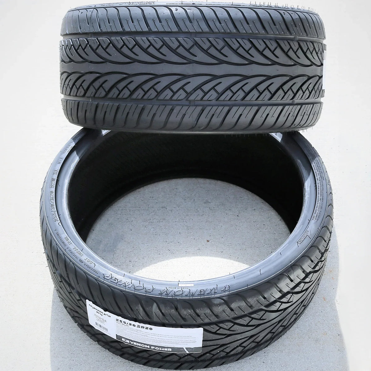 Pair of 2 () Venom Power Ragnarok Zero 255/30R20  92W  / Performance Tire Fits: 2016-23 Audi  Quattro Base