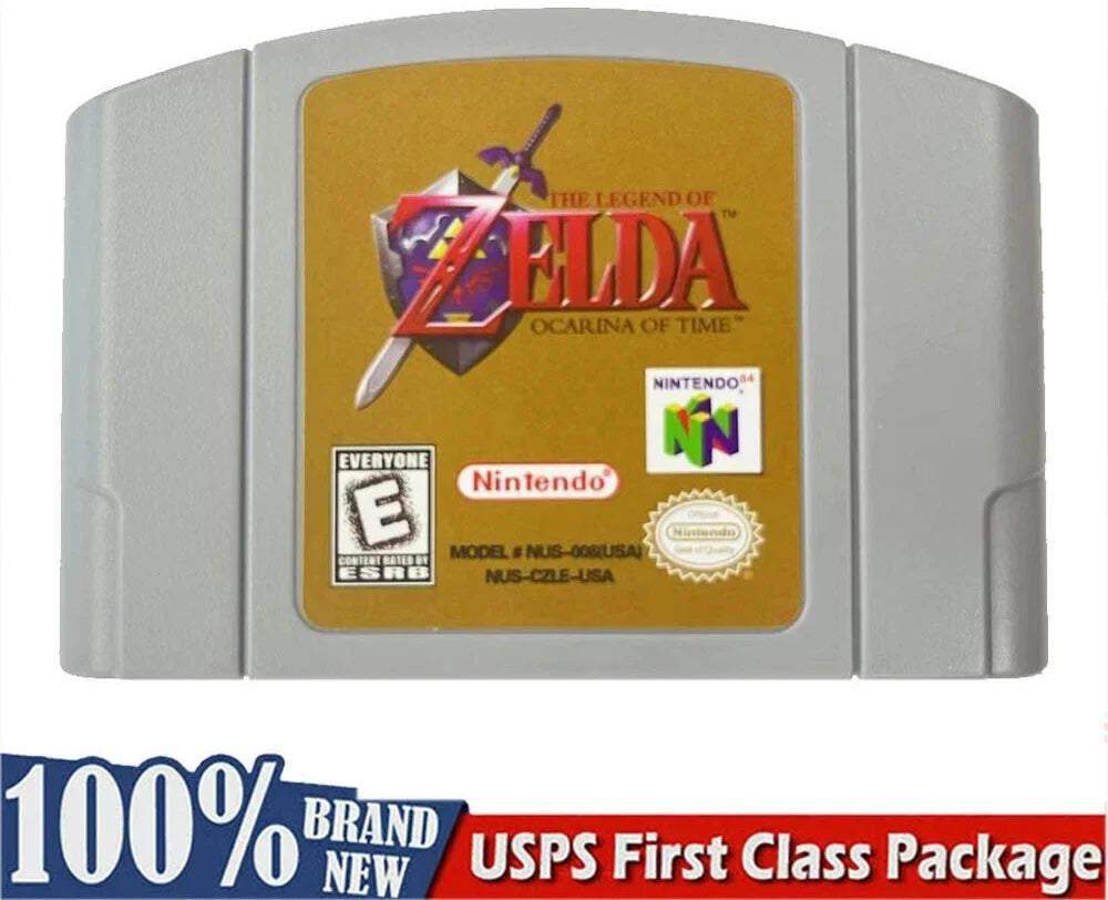 Legend of Zelda Ocarina of Time Game Box for Nintendo  Console -