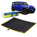 Goodyear Custom Fit Cargo Mat Liner for Jeep Wrangler 2019-2024 - Heavy Duty Trunk Liner, Dimond Shape, Luggage with Waterproof, Liquid & Dirt Trapping Technology - Anti-Slip Cargo Liner -