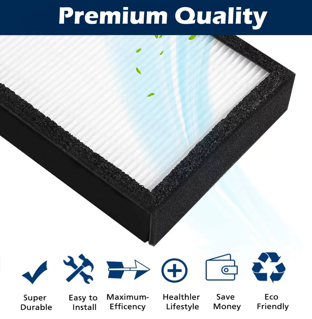 Goodsby 4 Pack Replacement  Filters  & Carbon Pre Filters for GermGuardian Air Purifier       / PureGuardian  BlackDecker