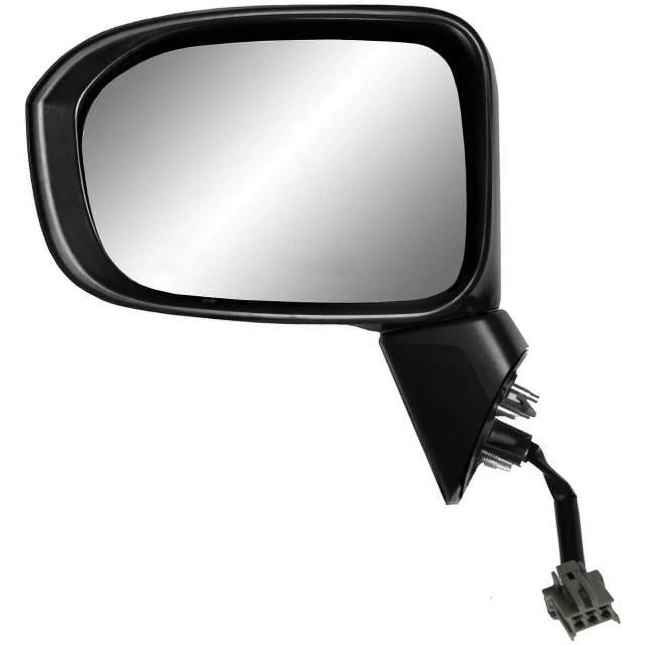 '-Source Driver Side Mirror for 14-15  Civic Coupe, Civic Sedan, Civic Hybrid, (textured black w/ protective, foldaway), w/o Aspherical lens, w/o camera, w/o turn signal, Power 63624H