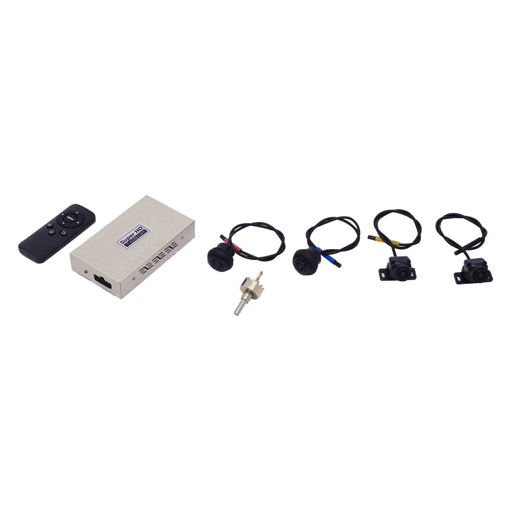 Miumaeov 1080P 4-camera Car  Recording 360° Seamless Bird View Panoramic System Kits