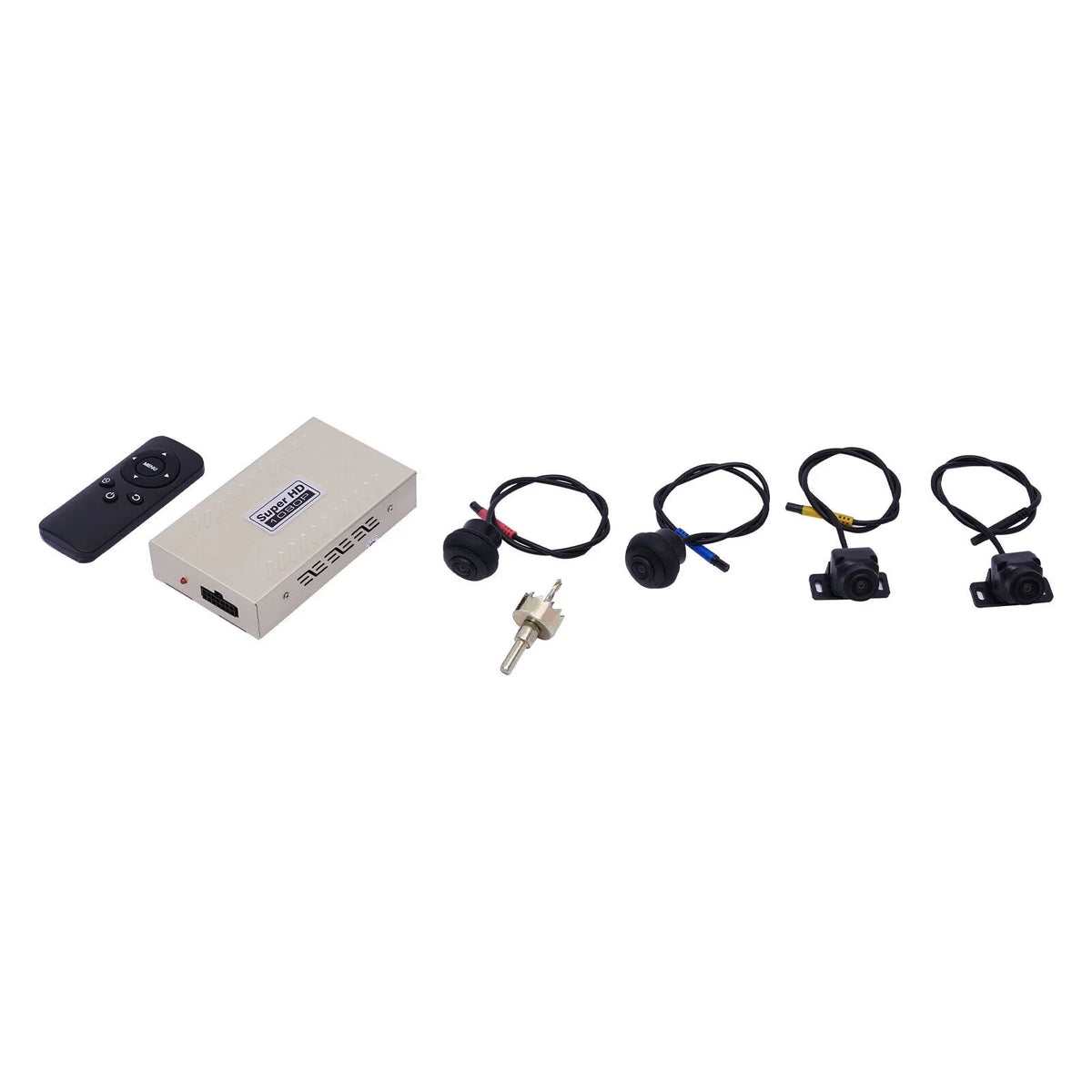 Miumaeov 1080P 4-camera Car  Recording 360° Seamless Bird View Panoramic System Kits