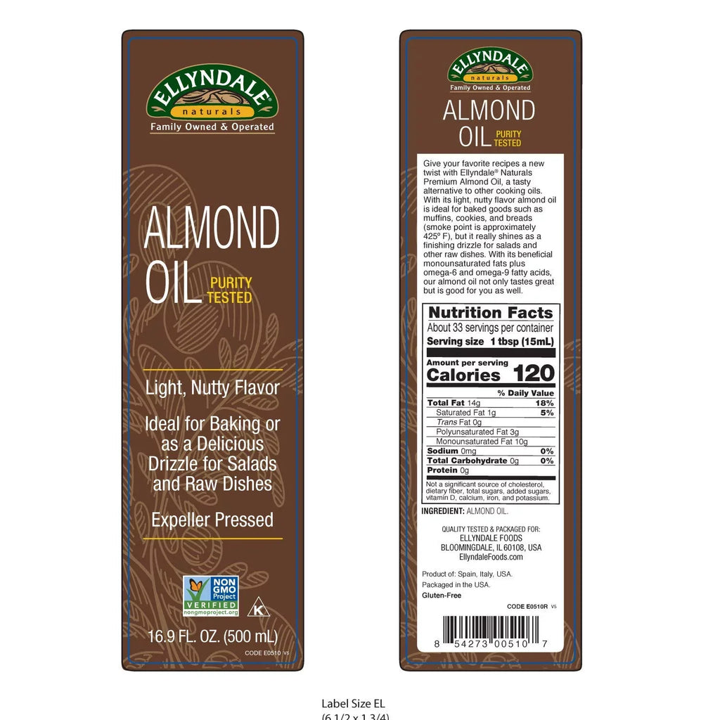 Foods Ellyndale Naturals Almond Oil - 16.9 fl oz
