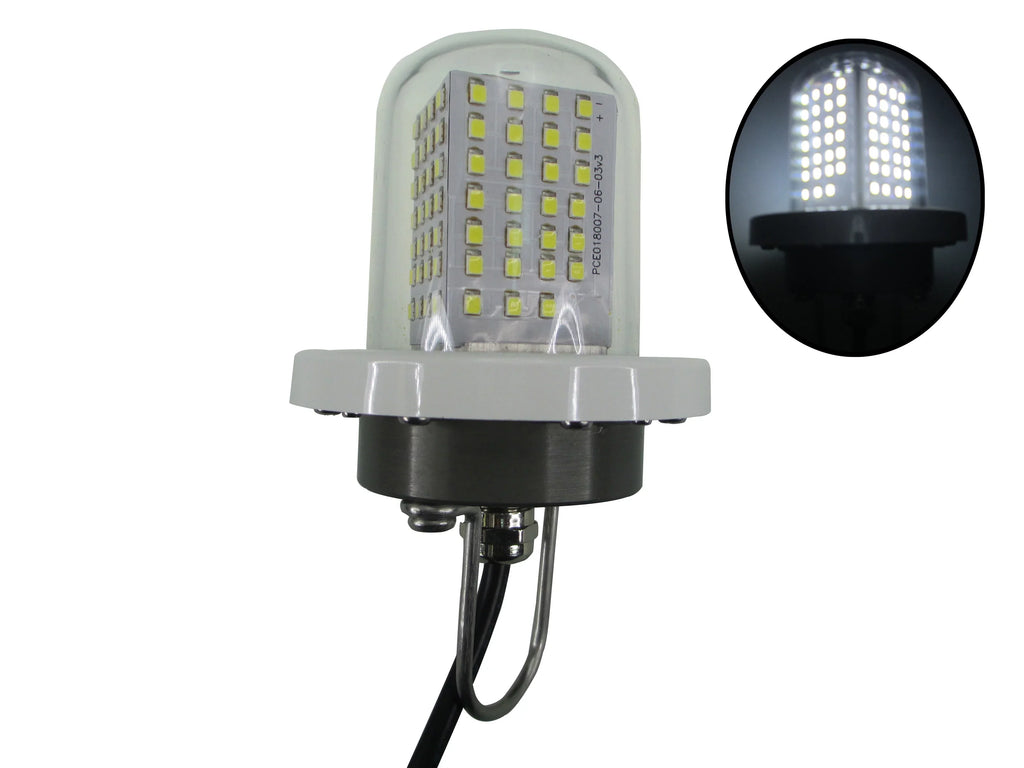 Pactrade Marine Boat  White Underwater Submersible Night Fishing Light 5"