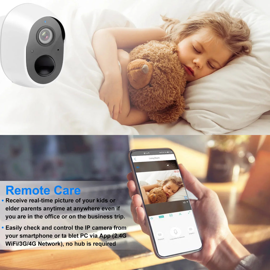 iNova 1080P  WiFi  Camera Two-Way Audio Security Surveillance Camera  Waterproof