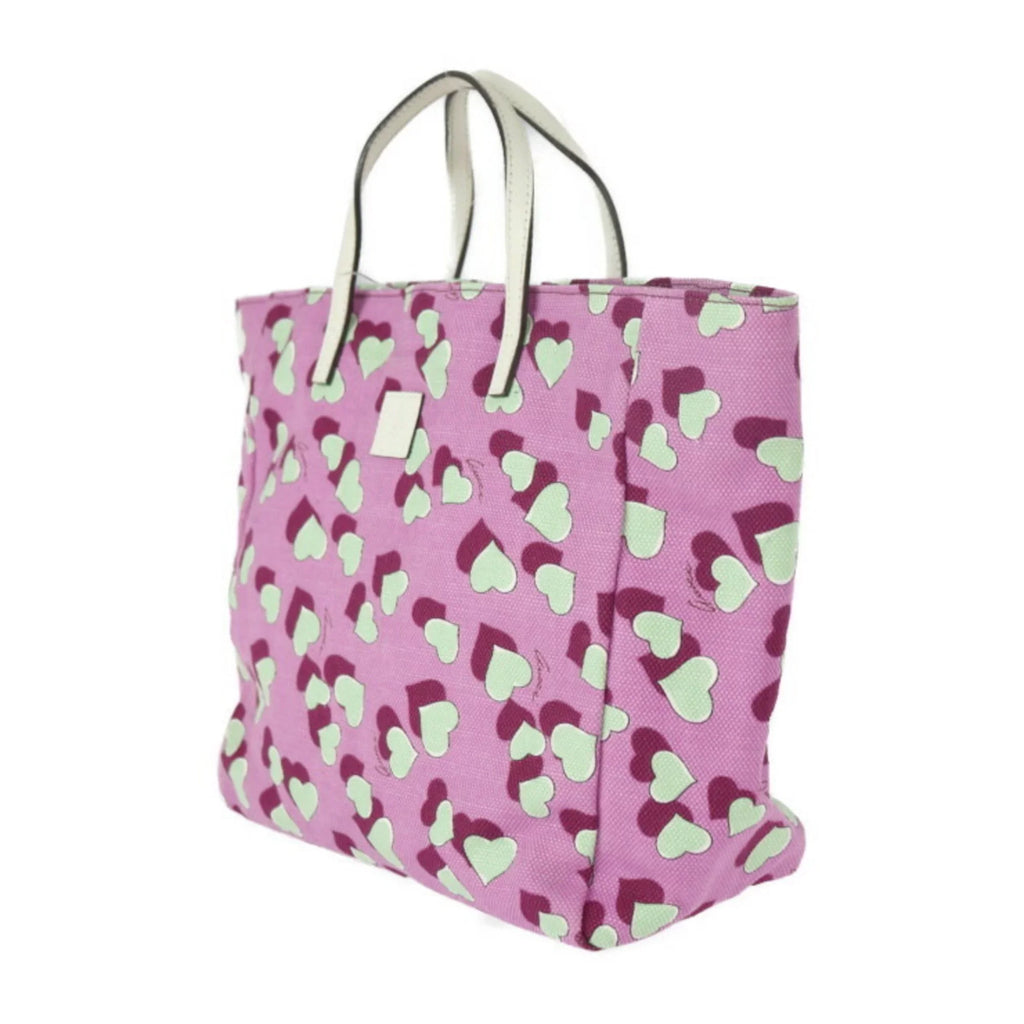 Pre-Owned  Gucci Baby Heart Tote Bag Children's Handbag 284721 Canvas Leather Pink Series Multicolor (Good)