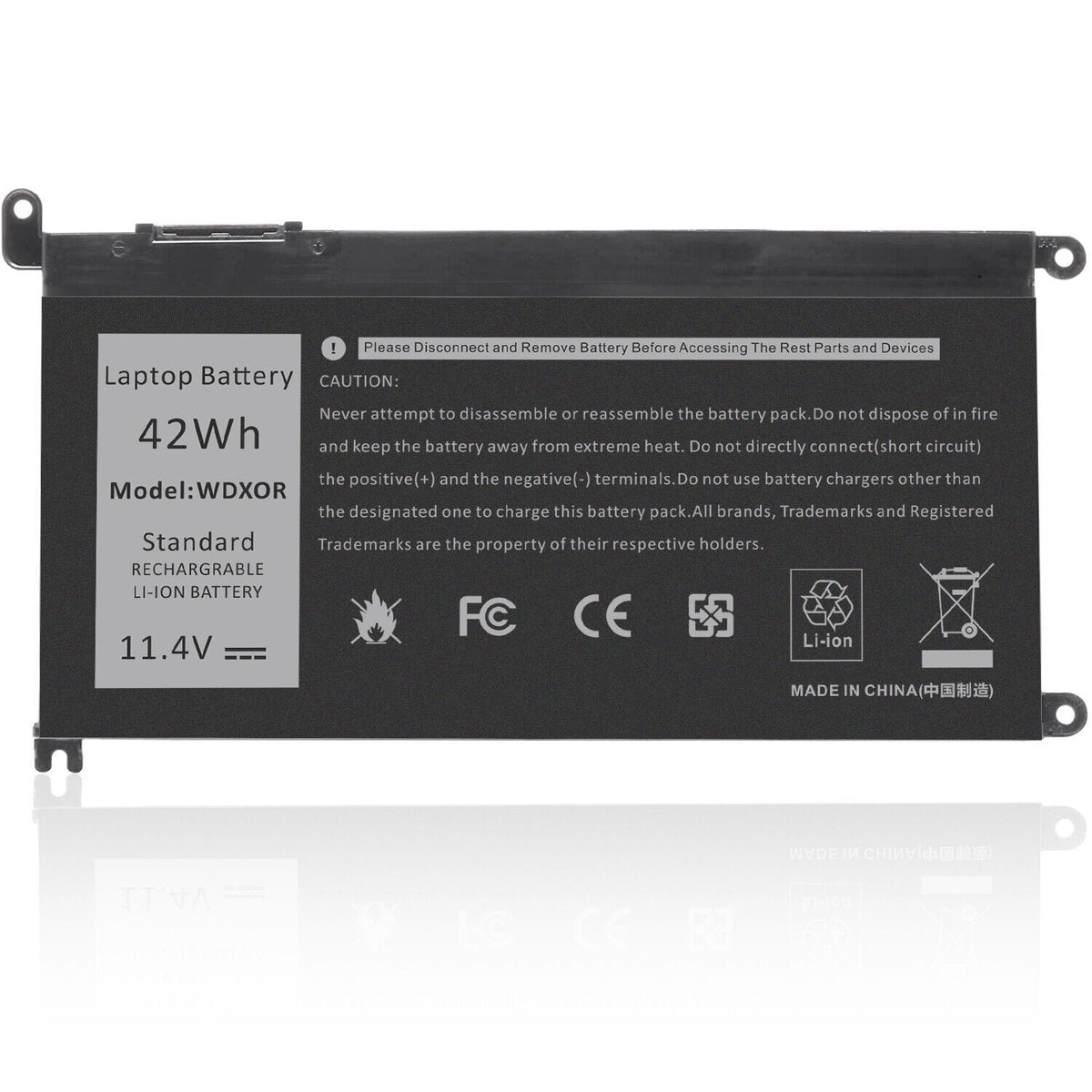 3-Cell 42Wh   Battery for Dell Latitude 3180 3190 3300 3379 3380 3390