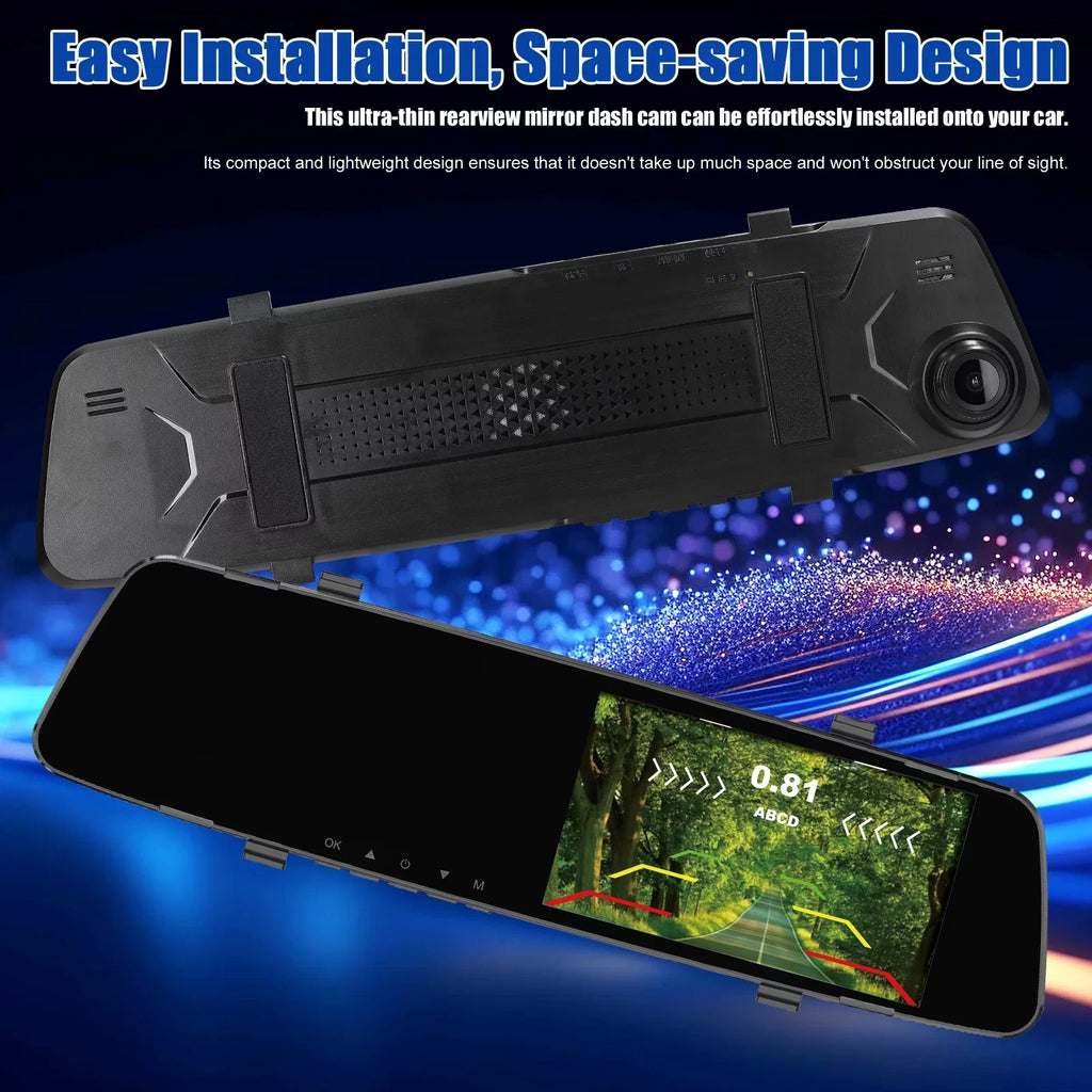 Dazzduo Dash Camera,Dash Camera Rear Dual Camera Dual Camera 4.3 Radars Rear Dual Inch Screen Support Reverse Radars Rear 4.3 Inch Screen 1080P  Dash Camera 4.3 Inch 4 Reverse Radars Rear 1080P 4