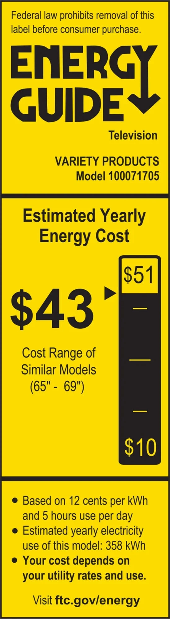 onn. 65”  4K  (2160p) Roku Smart  with Dolby Atmos, Dolby Vision, Local Dimming, 120hz Effective Refresh Rate, and  (100071705)