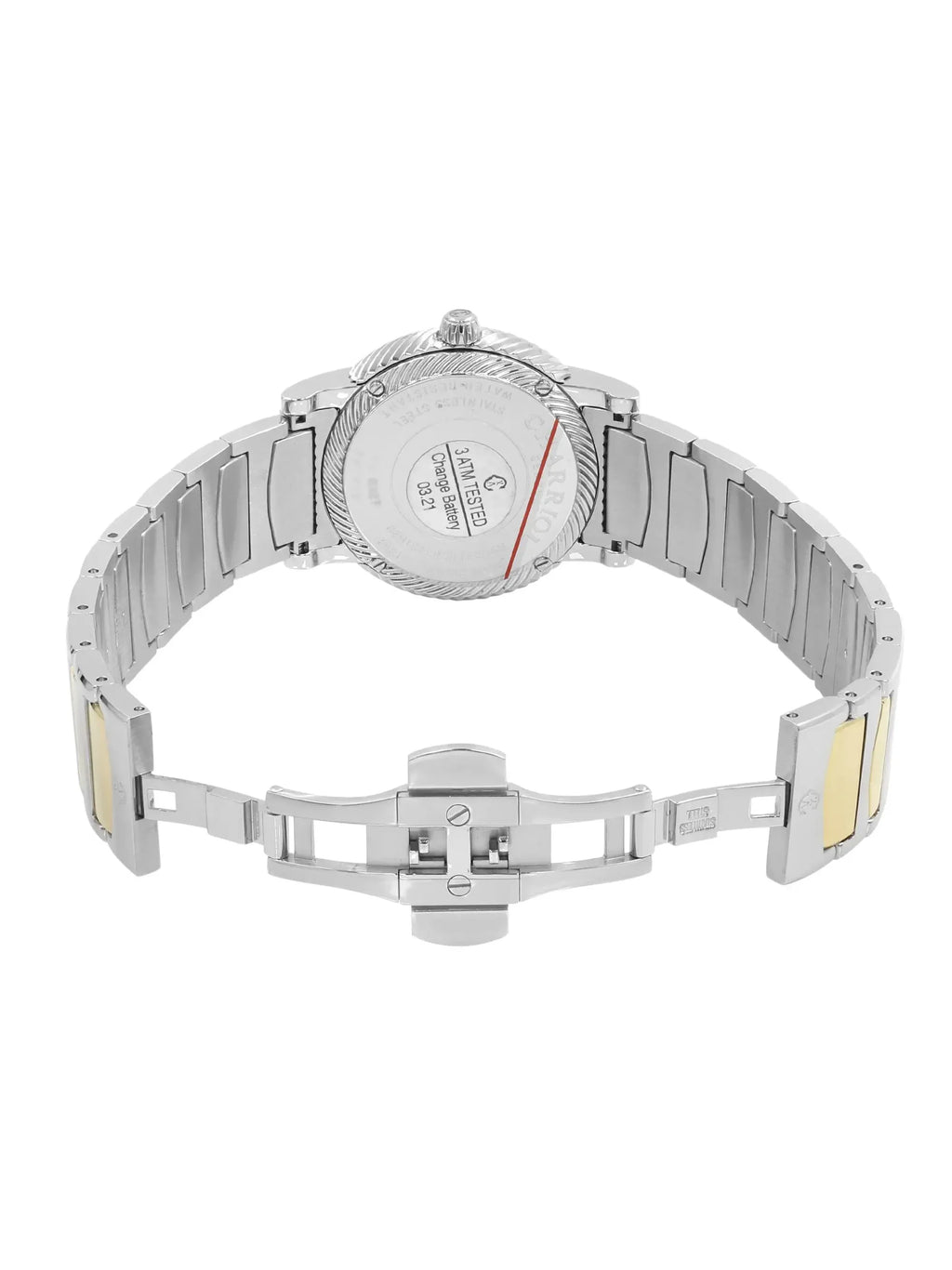 New with defects Charriol Parisii 0.40cttw Quartz Ladies Watch .921.001