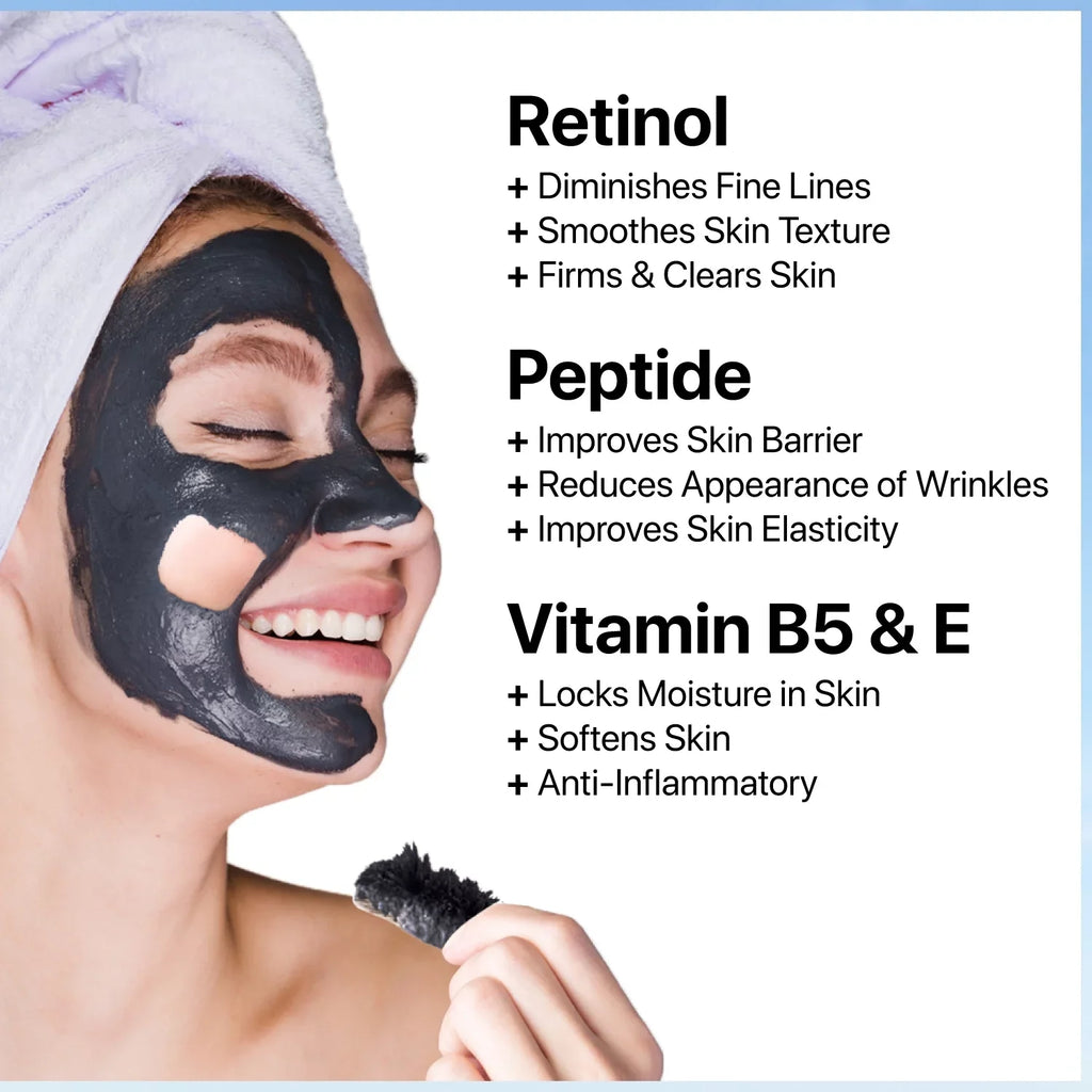 Ebanel Magnetic Dead Sea Mud Mask for Face, 4.1oz Deep Pore Cleansing Moisturizing Face Mask