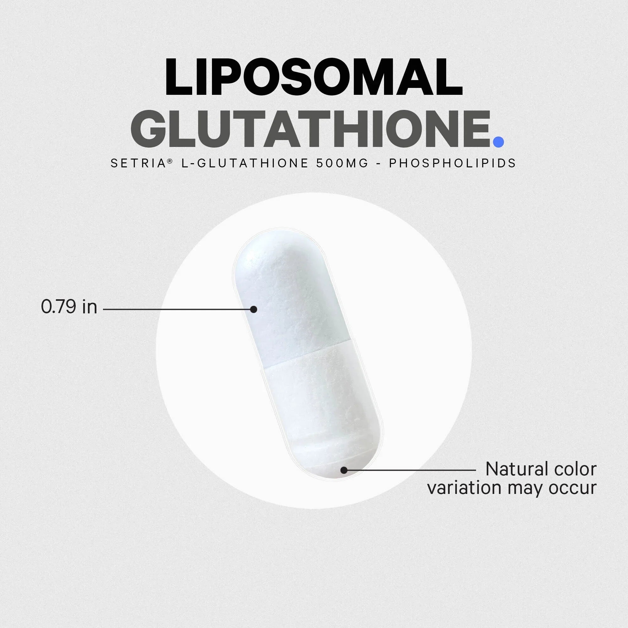 Codeage Liposomal Glutathione, Setria®  Glutathione Capsules, Phospholipid Complex, Vegan, Non-, 60 ct