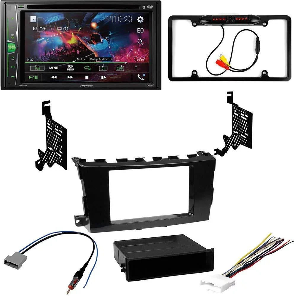 Bundle for 2013-2015 Nissan Altima / Pioneer Double  Car Stereo with Bluetooth/Backup Camera/Installation Kit/in-Dash / / 6.2"  Touchscreen Digital Media Receiver