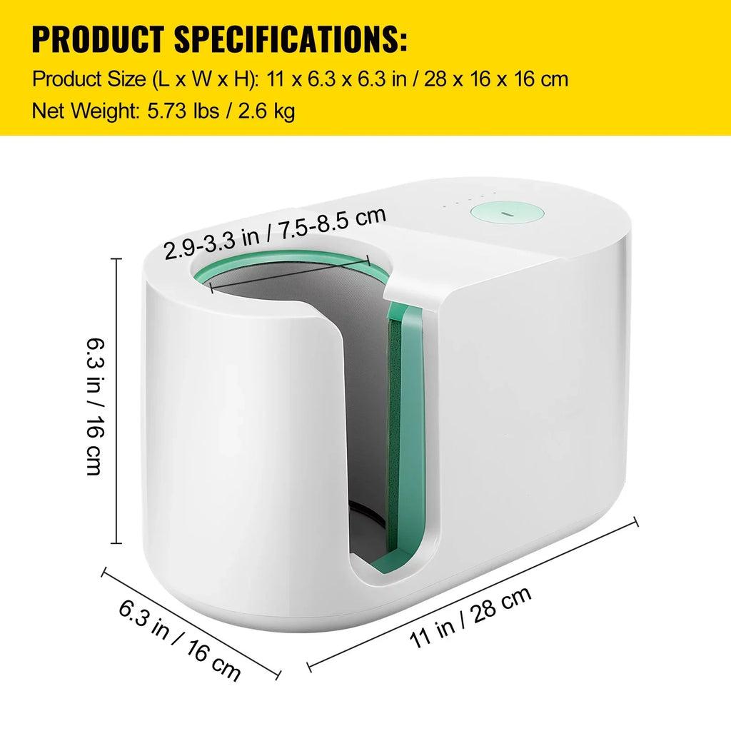 Mug Press Machine, Automatic Mug Heat Press 11-15oz, One-touch Setting, Cup Transfer Sublimation Portable Coffee Presser, Pro Easy Mug Press Machine  Printing