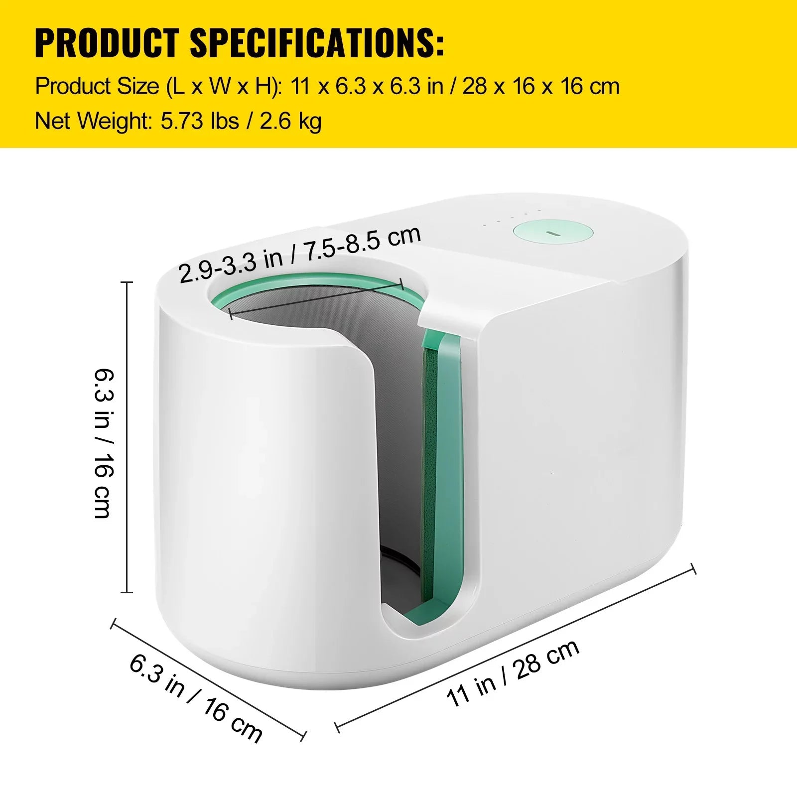 Mug Press Machine, Automatic Mug Heat Press 11-15oz, One-touch Setting, Cup Transfer Sublimation Portable Coffee Presser, Pro Easy Mug Press Machine  Printing