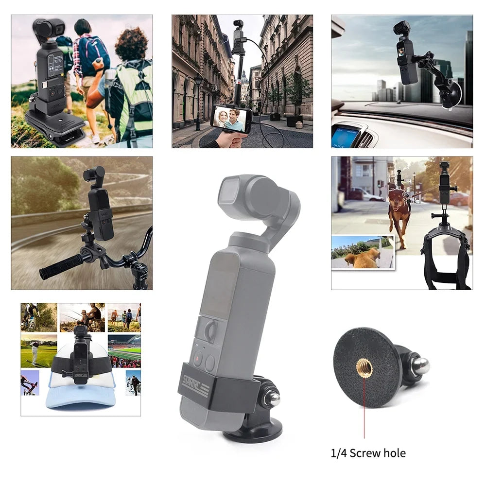 Dazzduo Camera Mount, Pocket Camera  Mount Adapter Kit Adapter Kit  Camera Pocket Camera Camera Mount Kit  Pocket Camera Mount Adapter