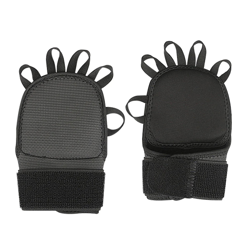 5xGymnastics Hand Grips Power Lifting Grips for Shrugs Deadlifting Kettlebells