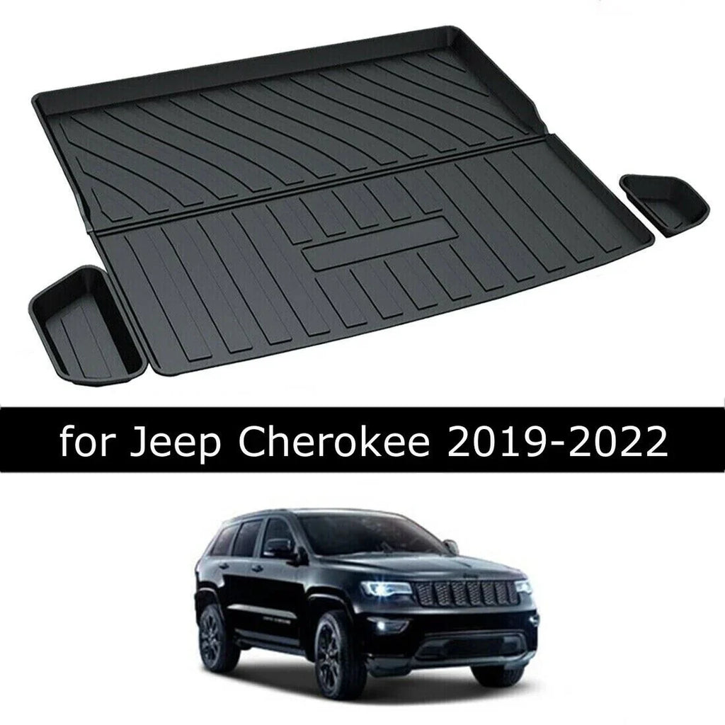 for Jeep Cherokee 2019-2023 Waterproof Custom Carpets Trunk Liner  Cargo Mats