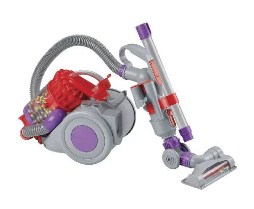 Casdon Dyson  Vacuum Cleaner, Toy Dyson  Vacuum Cleaner For Children Aged 3+, Features Working Suction, Just Like The Real Thing,Grey/Purple/Red