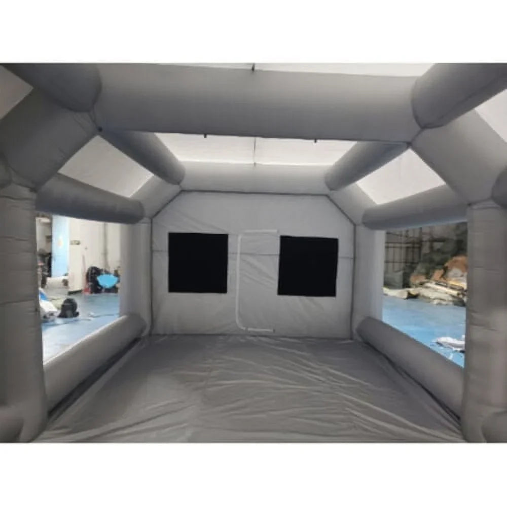 Portable Spray Booth Inflatable Tent Car Paint Cabin Air Filter 28x15x10FT
