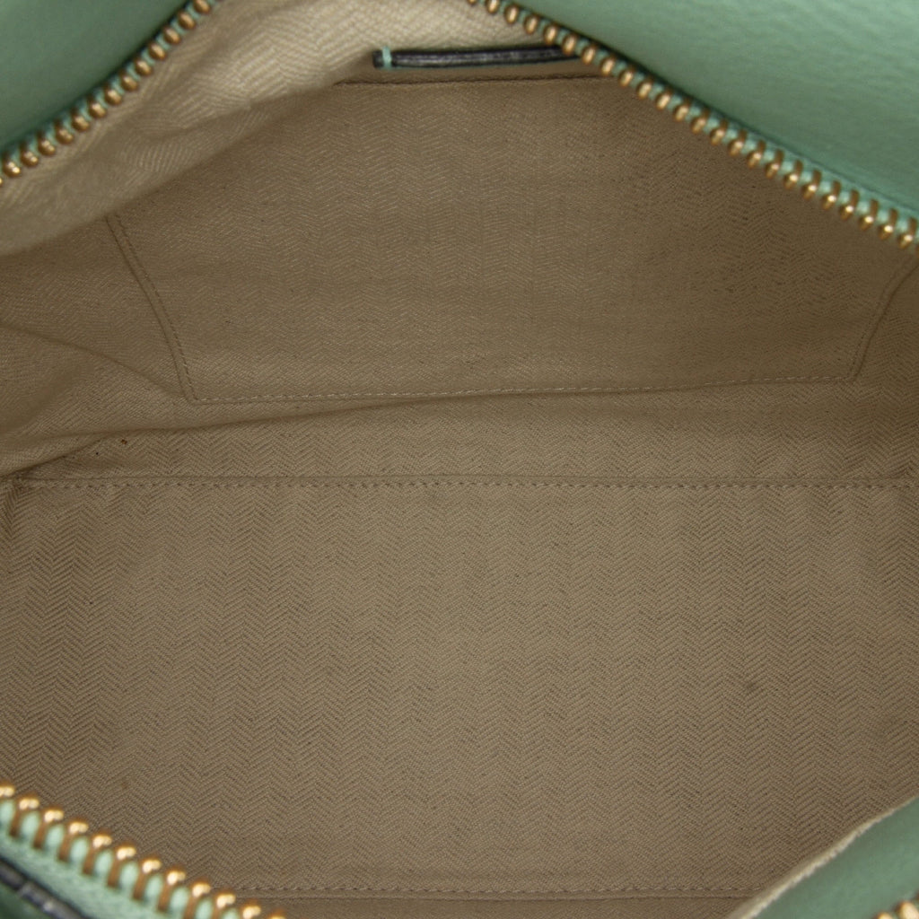 Pre-Owned Authenticated  Medium Puzzle Satchel Calf Leather Green Unisex (Good)