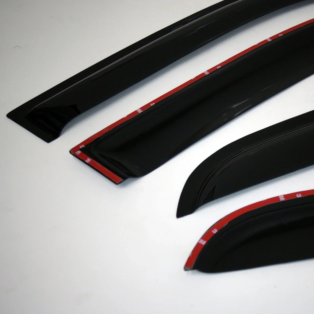 TuningPros -522 Outside Mount 2.0mm Window Visor Deflector 4 Pcs Set For 2008-2011 Subaru Outback Sport