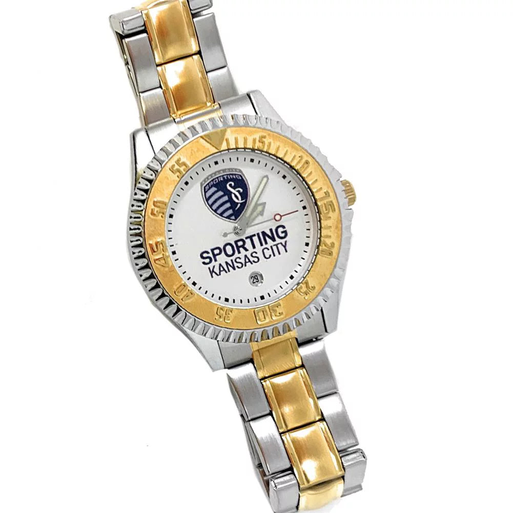 Game Time Men's 2019 Champions St Louis Blues Watch Two-Tone Gold Silver Watch