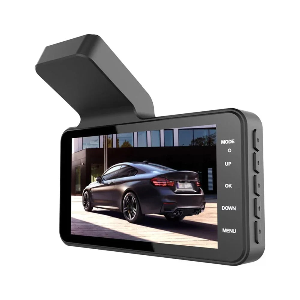 Shinysix 1080P  Dash Camera 4 Inch Car Dashcam Driving Recorder 170° Wide Angle with Touchscreen Support Night-Vision Loop Recording Motion Detection Reversing Picture