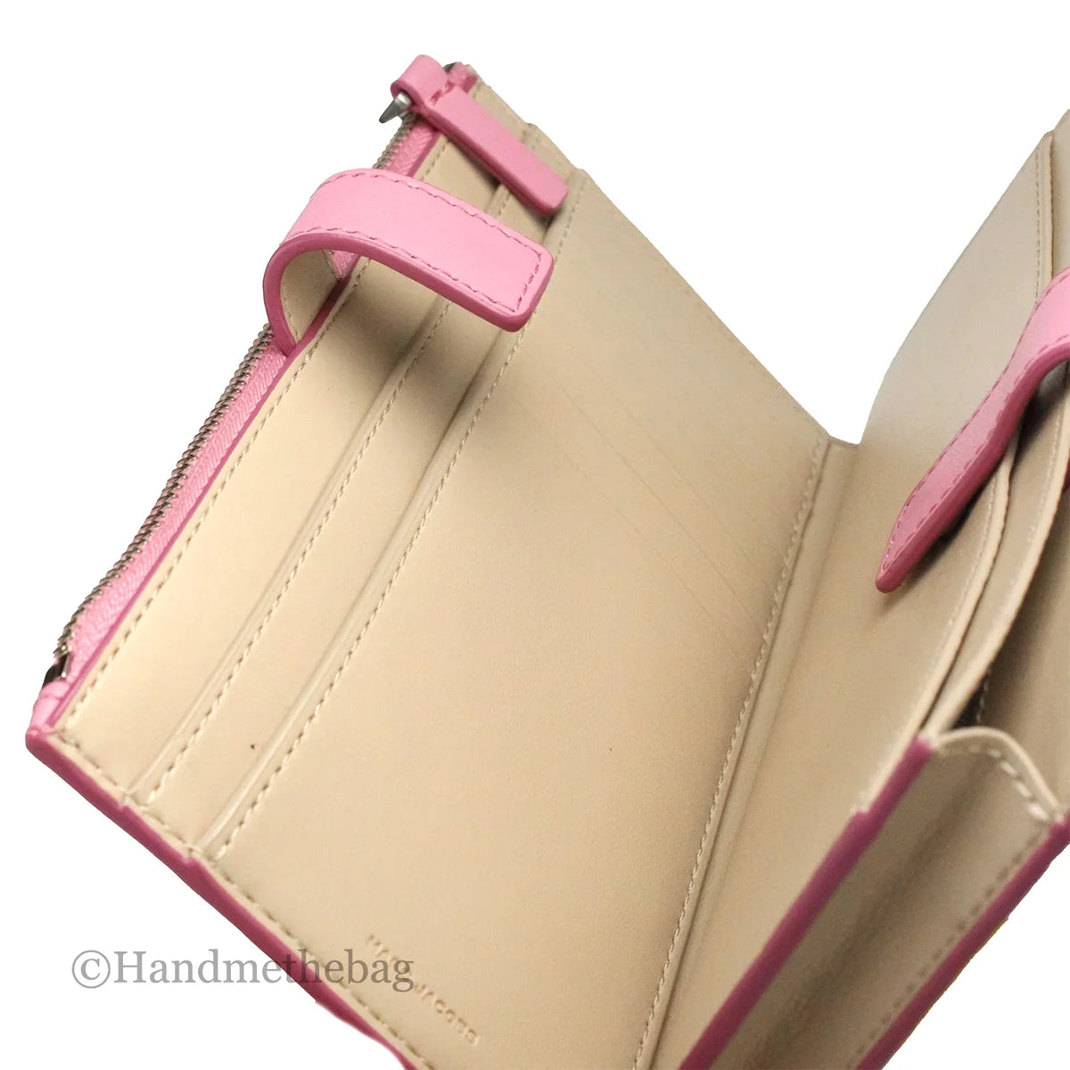 Marc Jacobs The  Marc Phone Wristlet Candy Pink Smooth Leather Wallet