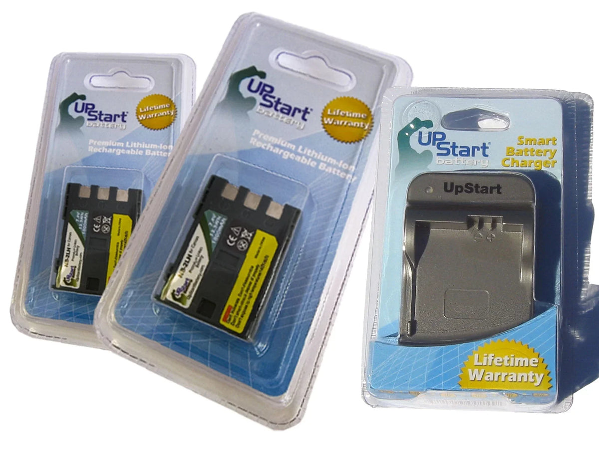 2x Pack - Canon Digital Rebel  Battery + Charger - Replacement for Canon -2LH Digital Camera Battery and Charger (1800mAh, 7.4V, Lithium-Ion)