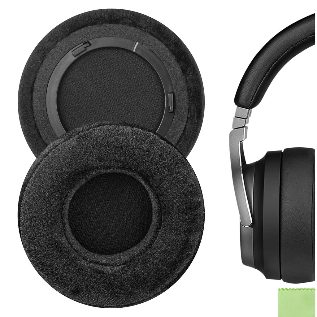 Geekria Comfort Velour Replacement Ear Pads for Corsair Virtuoso , Virtuoso  Wireless , Virtuoso  Wireless  Headphones Ear Cushions, Headset Earpads, Ear Cups Repair (Black)