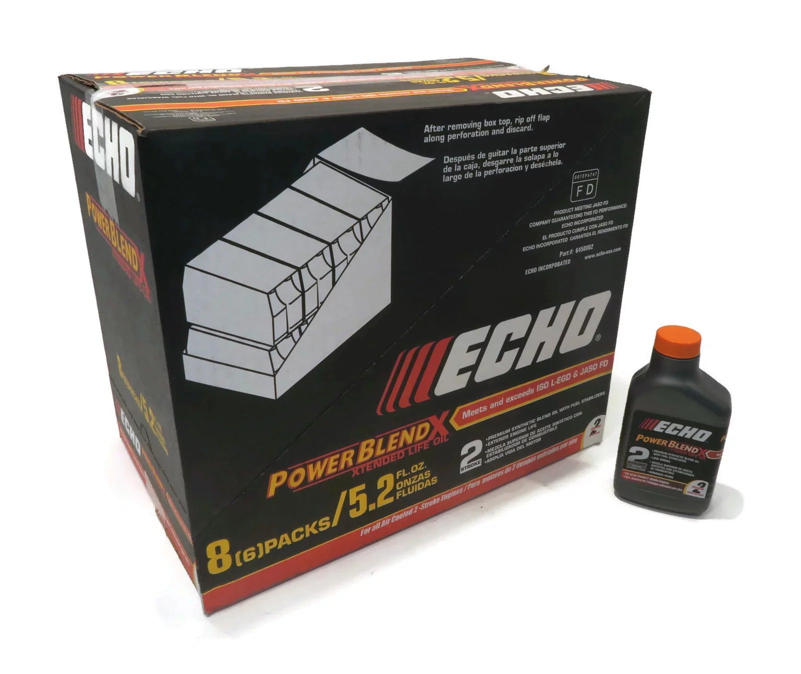 New  Oil of 2 Cycle Power Blend Gold for 2-Stroke Engines 5.2 Ounce Bottles (Pack of 192)