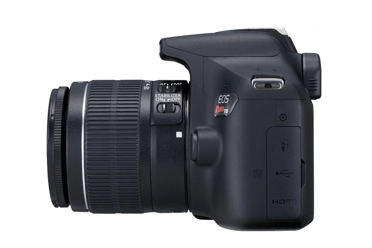 Canon  Rebel  Digital  Camera Kit with - 18-55mm f/3.5-5.6   Lens + Polaroid .43x Super Wide Angle & 2.2X  Telephoto Lens + 50" & 8" Polaroid Tripods + Memory Cards + Accessory Bundle