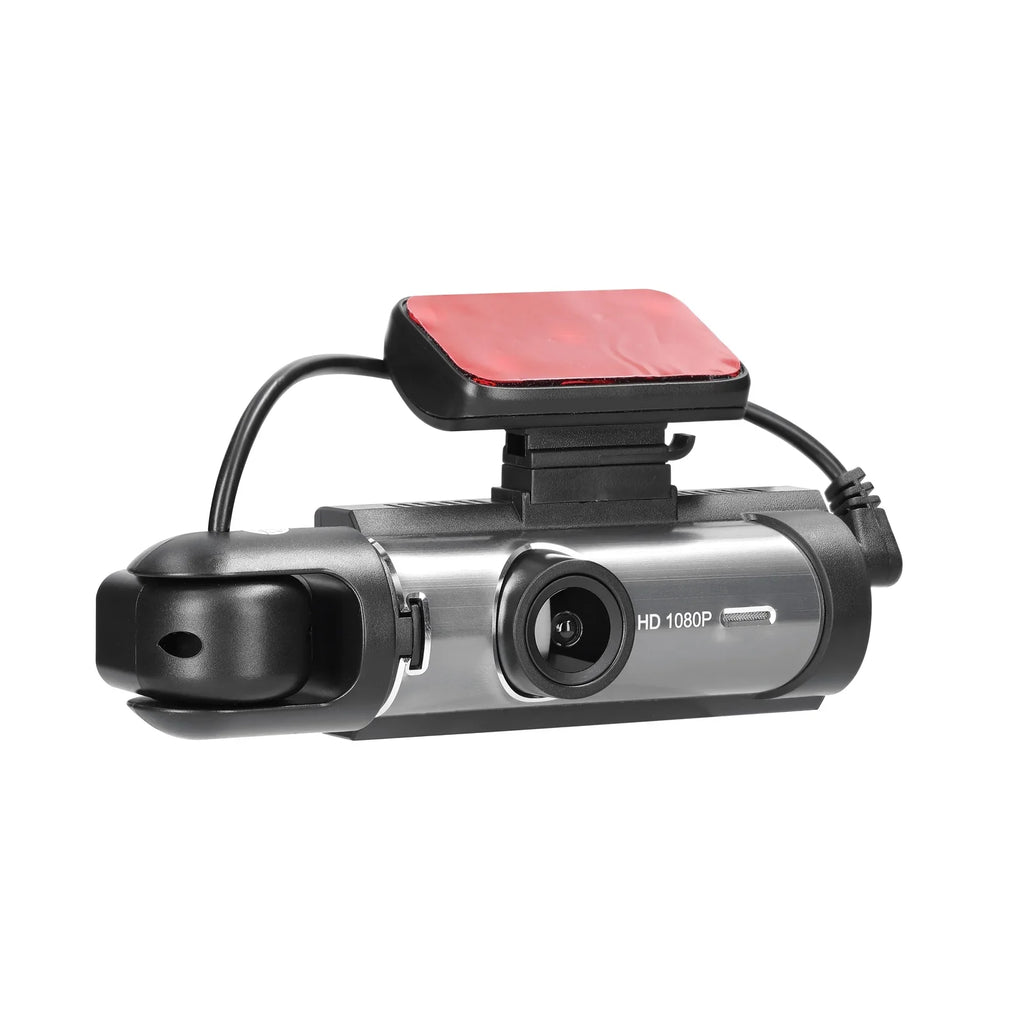 Meterk Multi-language Dual Lens Car Video Recorder Auto Dash Cam Car Recorder Night Viewing Motion Detection  170 Degree Wide Angle Car Camcorder