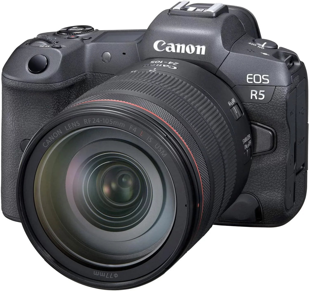 Camera bundle for Canon   Mirrorless Camera with  24-105mm f/4    Lens + Shotgun Microphone with Video Kit Accessories (128GB, Tripod, Flash and More)