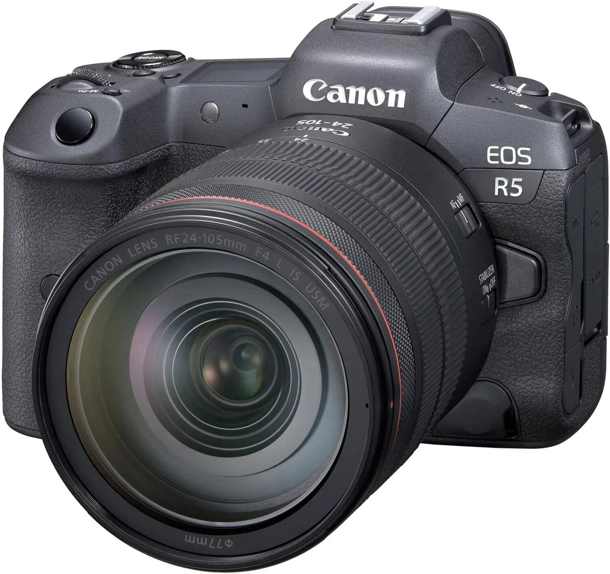 Camera bundle for Canon   Mirrorless Camera with  24-105mm f/4    Lens + Shotgun Microphone with Video Kit Accessories (128GB, Tripod, Flash and More)
