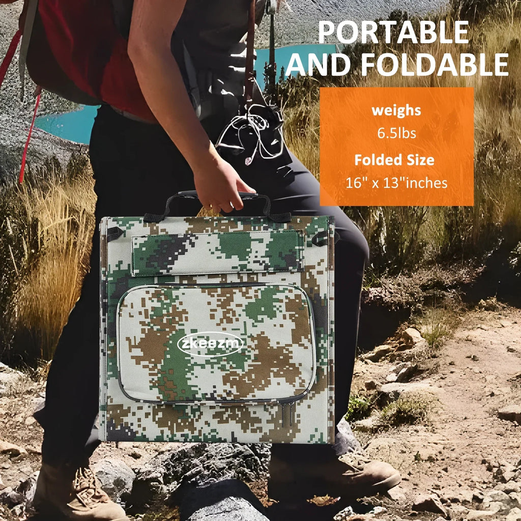 Solar Panels 80W Portable Camping Solar Kit Foldable for Power Station Generator Folding Solar Charger designed for