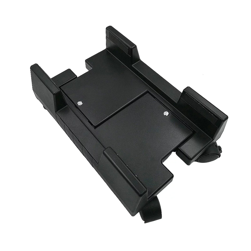 Holder Mobile Computer Stand ,Rolls for Premium Fits Most Computer Cases , Felts Pads on Clamps Black