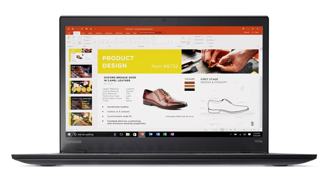 Lenovo ThinkPad T470s Touch Windows 7 Pro Laptop - Intel Core i7-7600U, 8GB , 256GB PCIe NVMe , 14"   (1920x1080) Matte Touchscreen, Fingerprint Reader, Smart Card Reader, Black Color