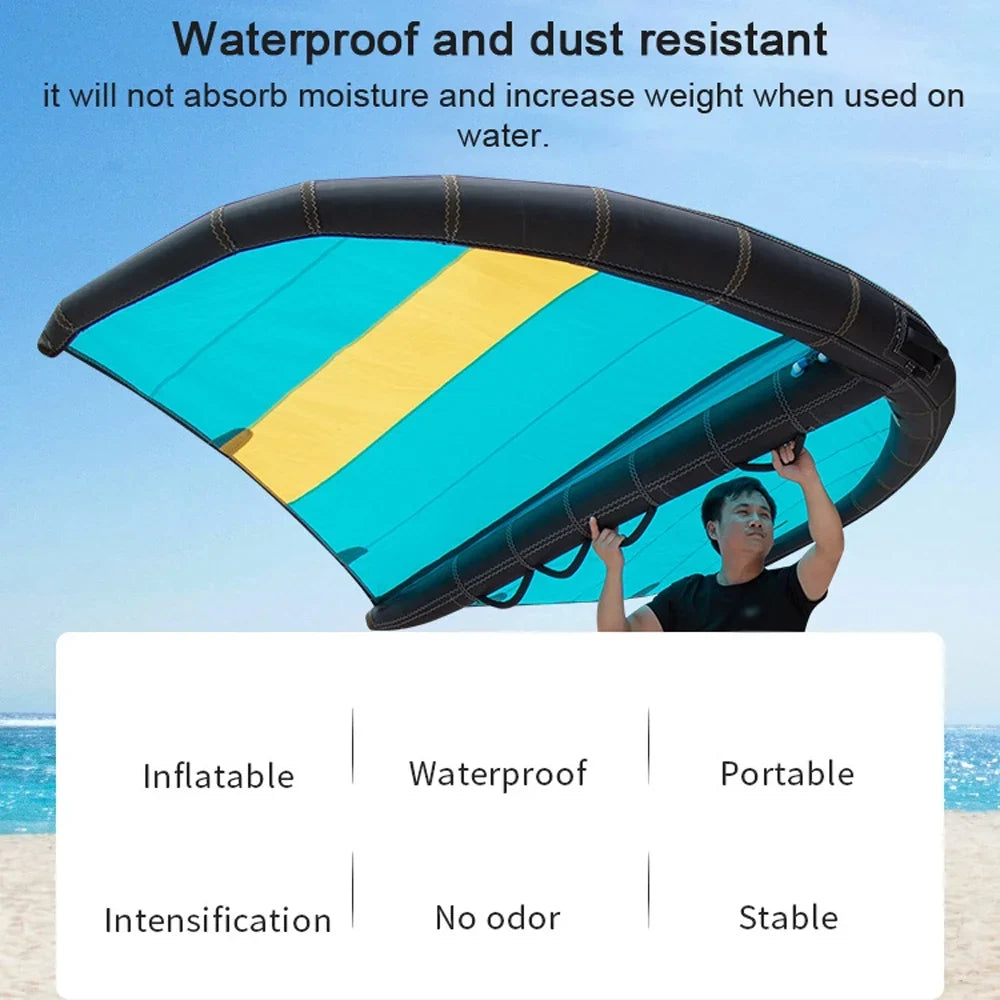 Surfboard with Flying Wing for Thrilling Water