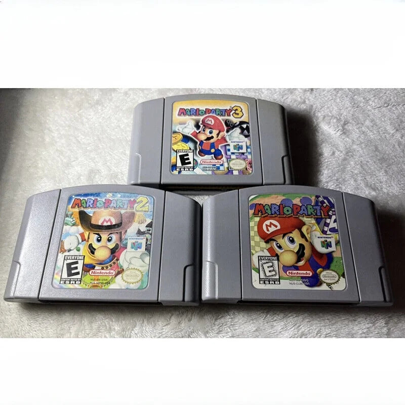Super Mario 64 Party  Video Game Cartridge Console Card For Nintendo